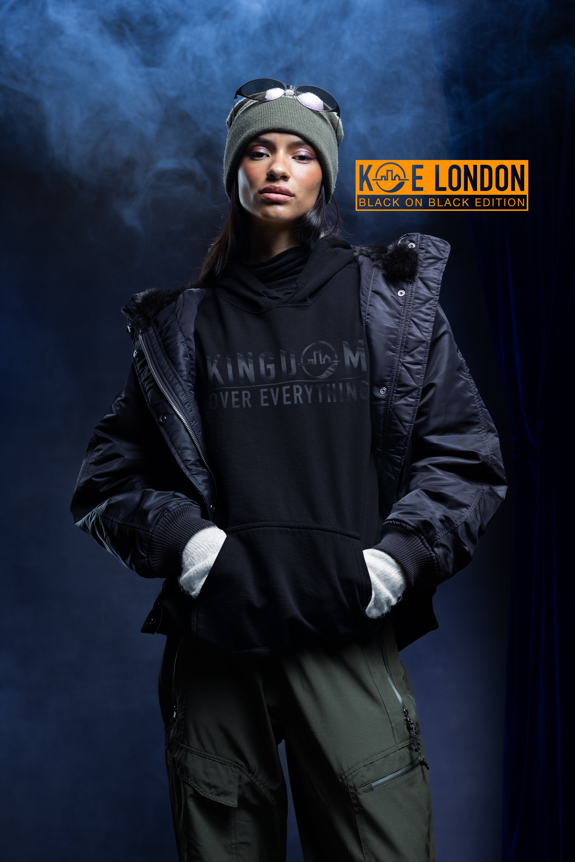 KOE Black On Black Hoodie