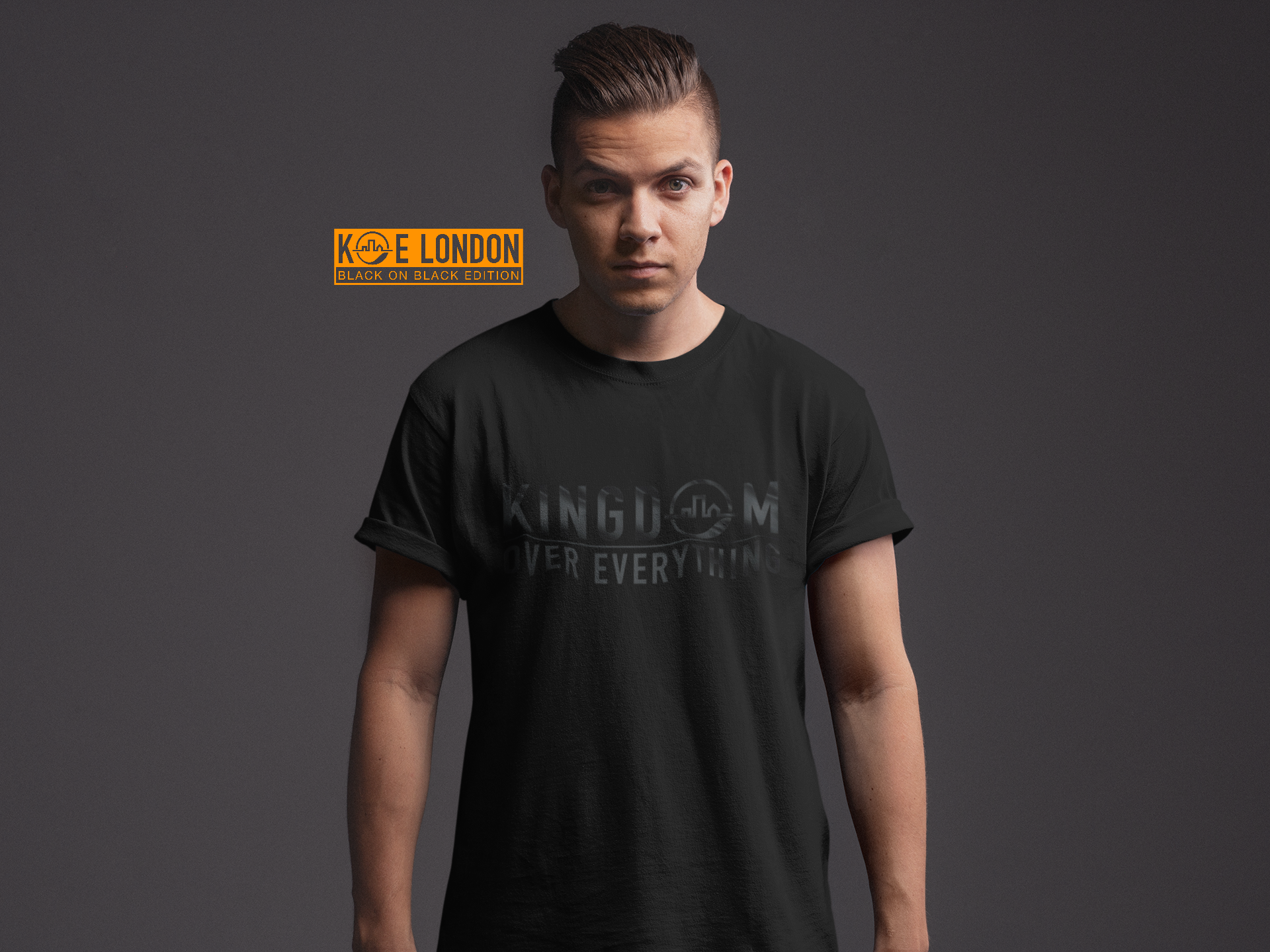 KOE Black On Black Tee