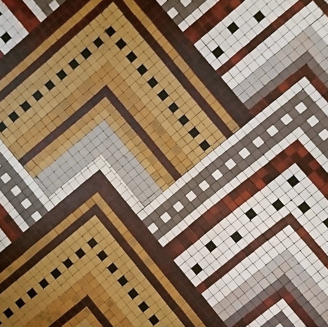 Mosaique de marbre