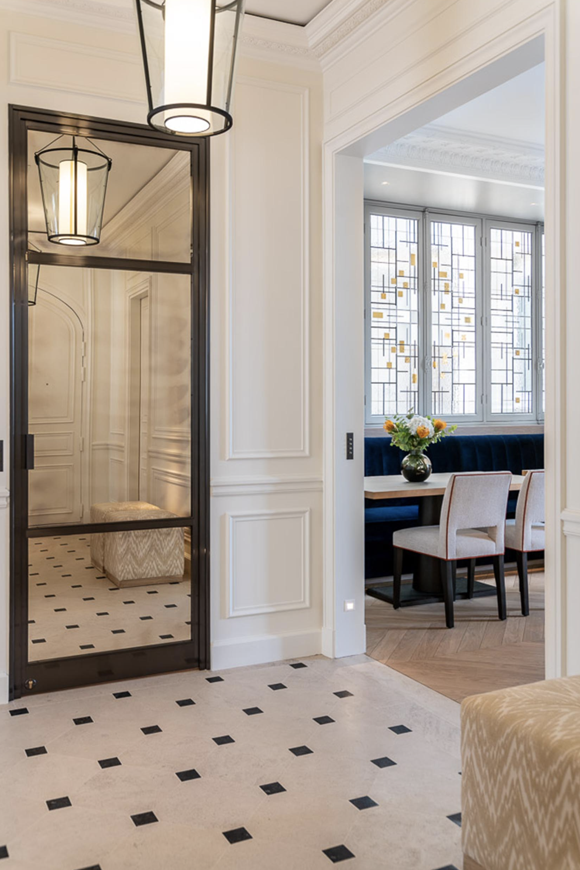 Intérieur d'un appartement parisien