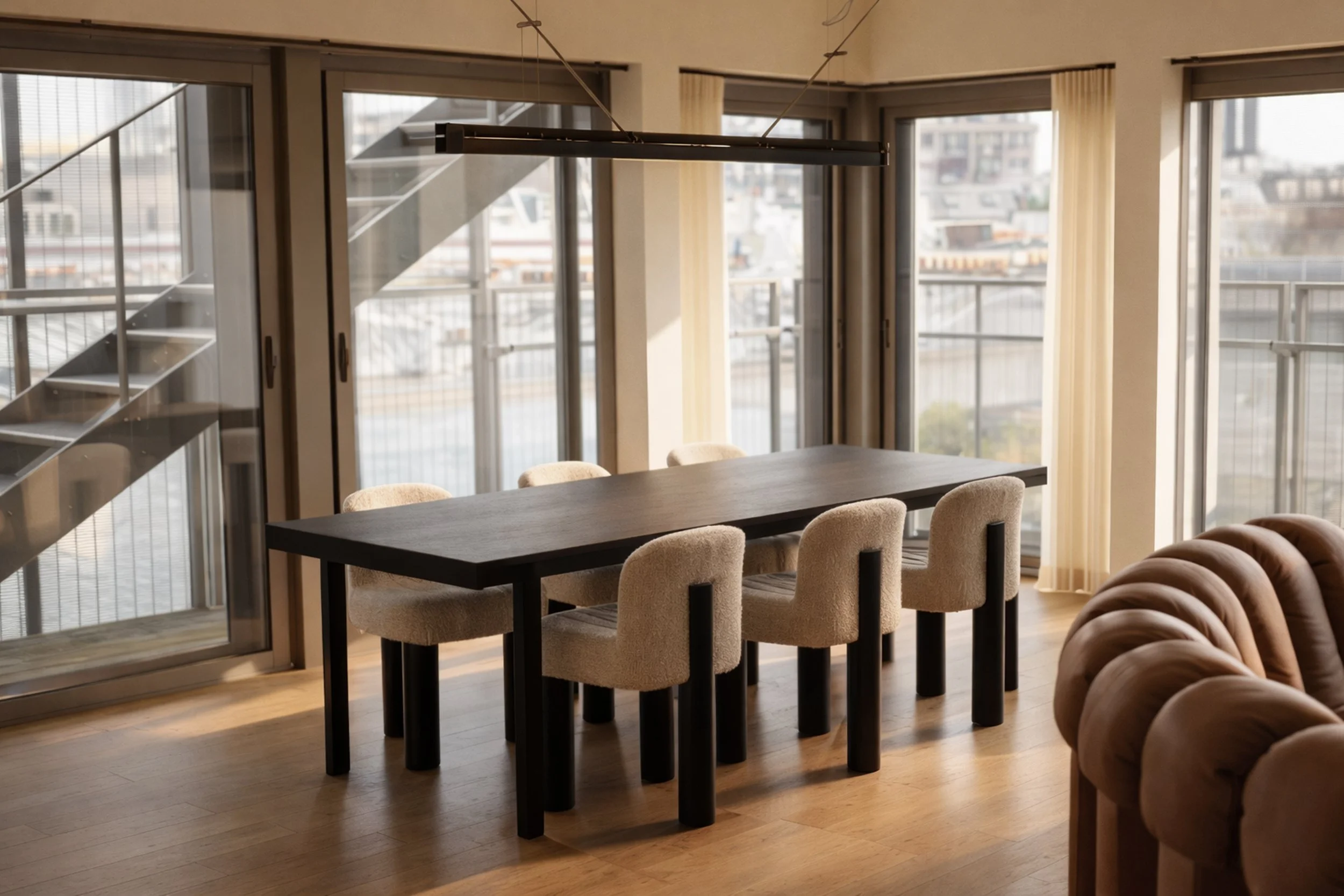 Salon table à manger