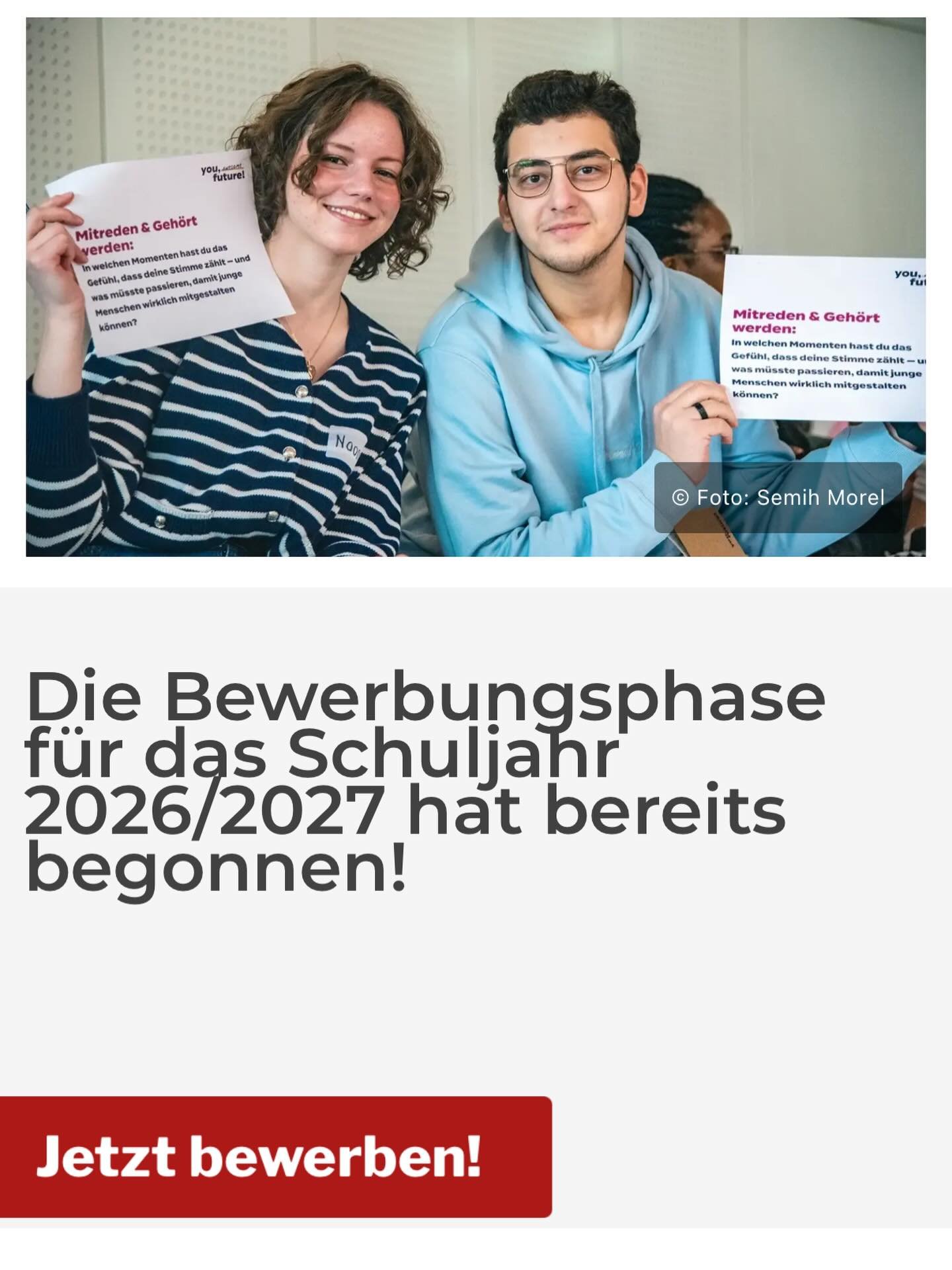 🚀 Deine Chance in Vorarlberg!

Willst du die Matura machen und suchst Unterst&uuml;tzung? Das START-Stipendium bietet dir finanzielle Hilfe, Coaching und eine starke Community.

👉 Bewirb dich hier: https://www.start-stipendium.at/
✨ Mach den ersten