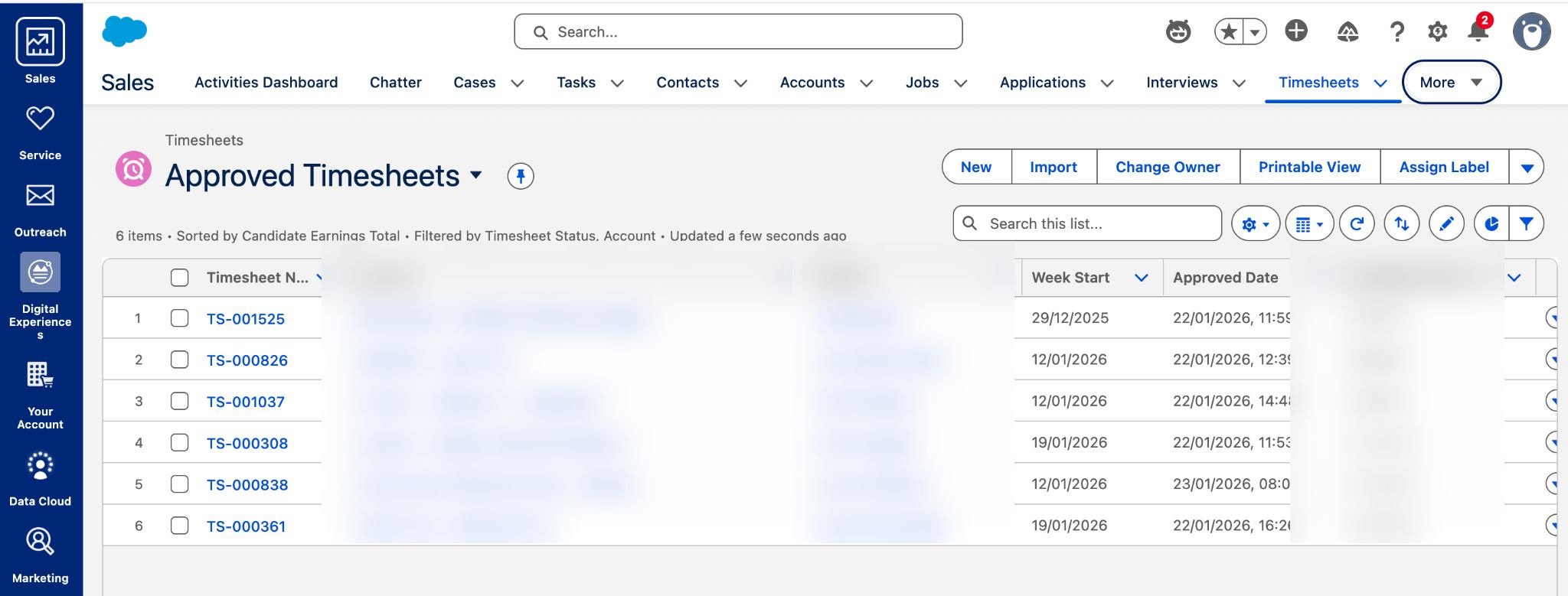 I ripped out our third-party timesheet system and rebuilt it natively in Salesforce.