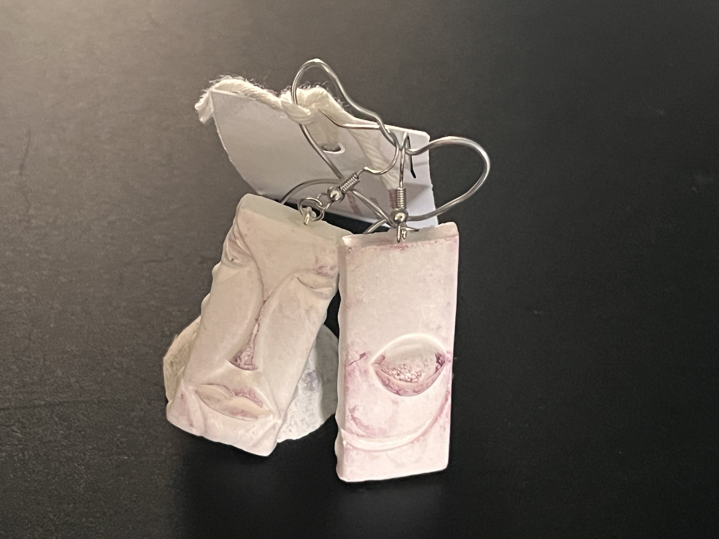Sculptural Face Earrings F4/F10-S