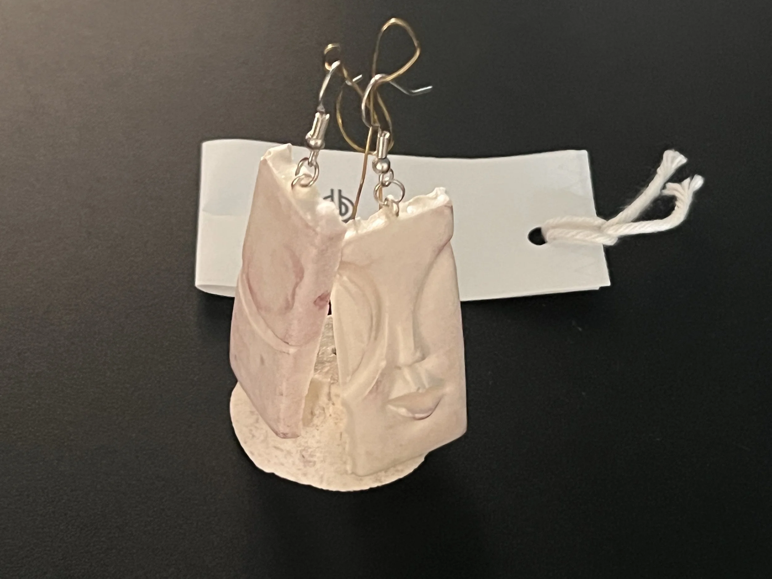 Sculptural Face Earrings F6/F8-S