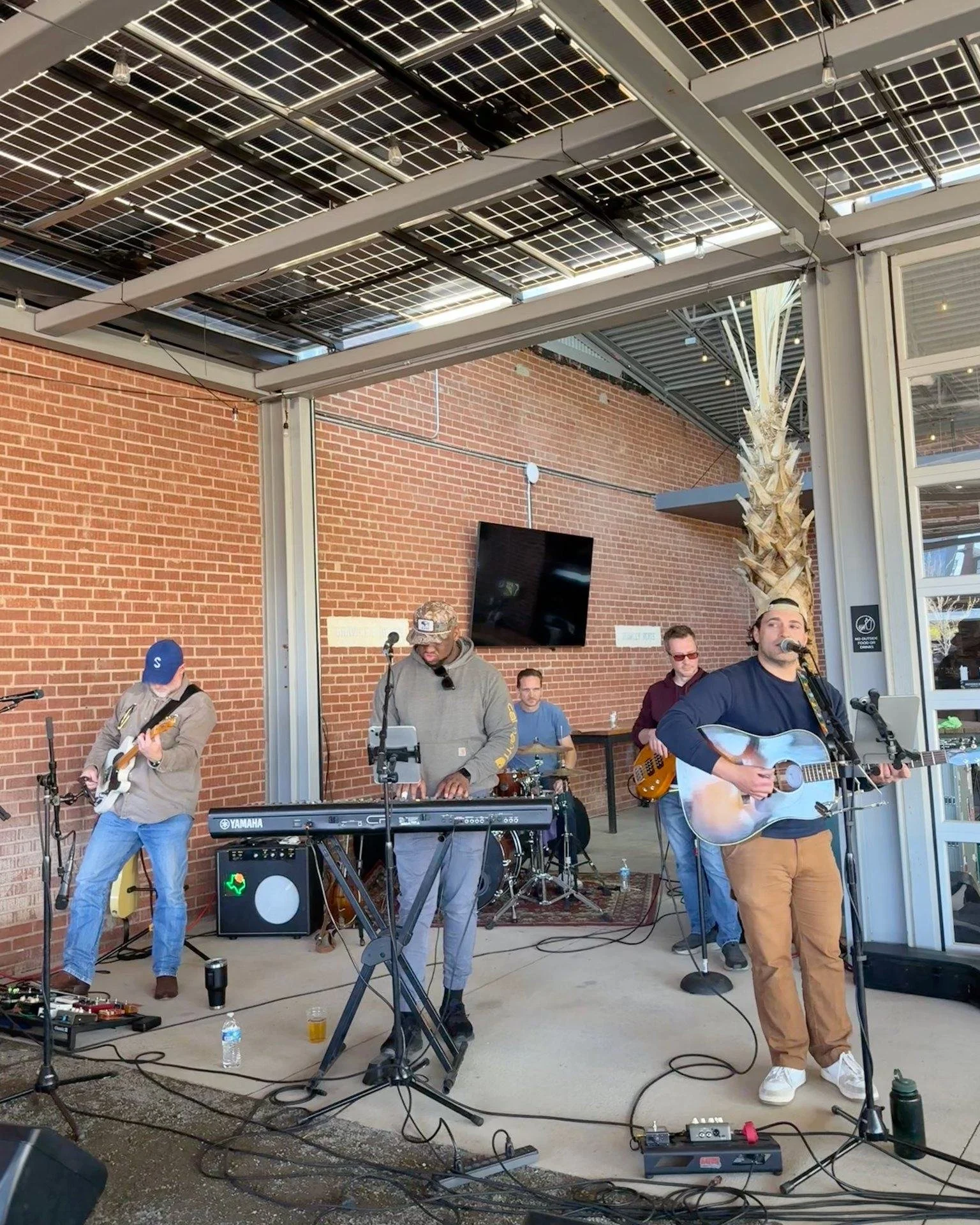 Thanks to everyone who came out and listened to me and the band today. Songs were sung, goats were befriended, and a great time was had by all.