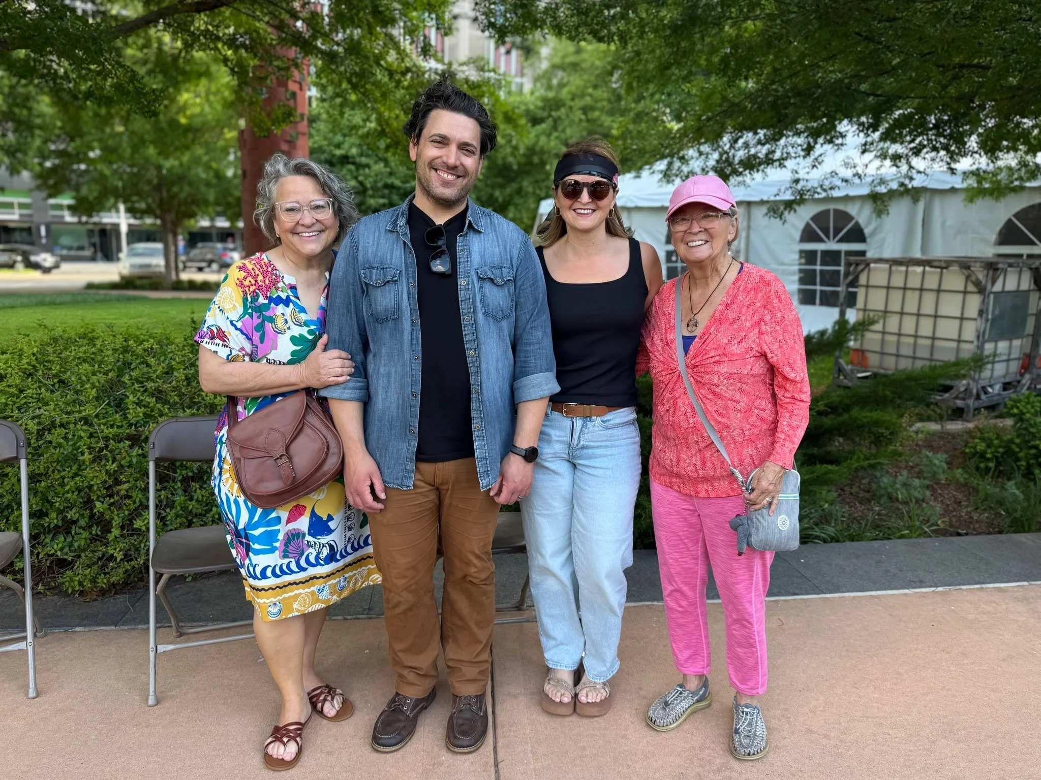 Had a great time with these gals at the #FestivalOfTheArtsOKC yesterday! Thanks to everyone who hung out and listened!