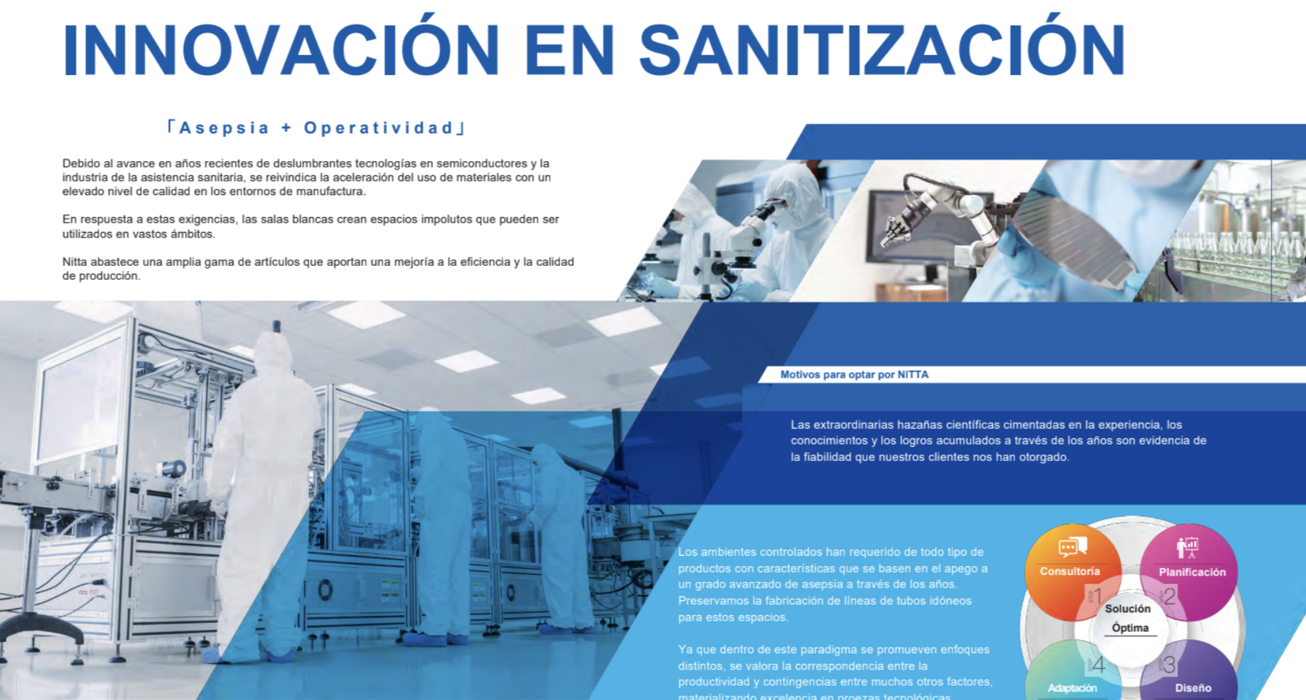 Nitta Moore México - Catálogo de productos para sala blanca