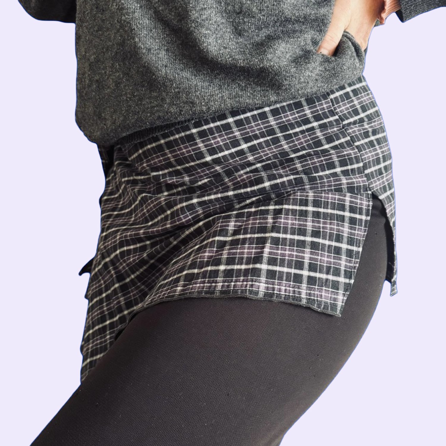 Jupe - ceinture fendue