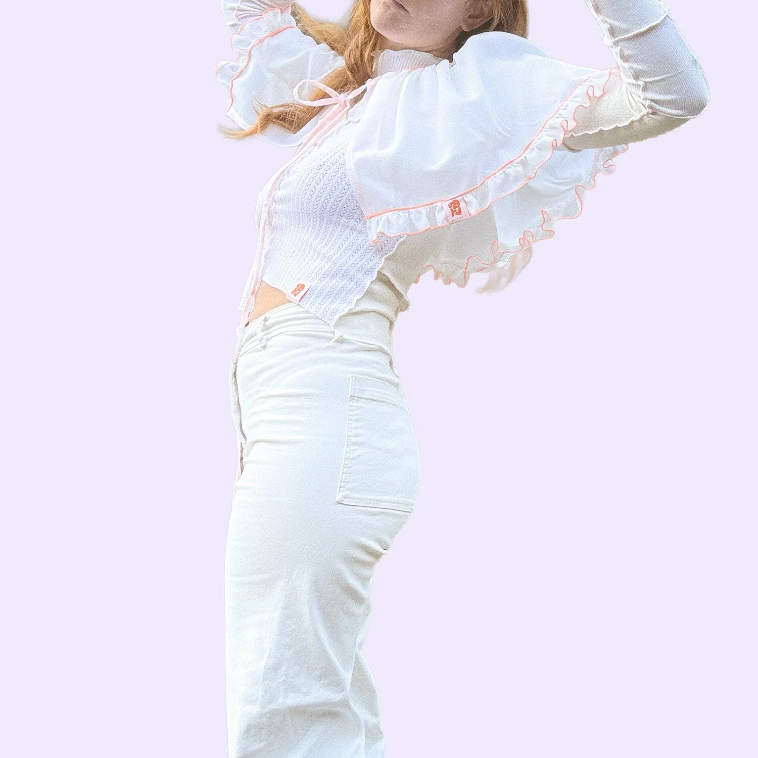 ceinture/ jupe blanche