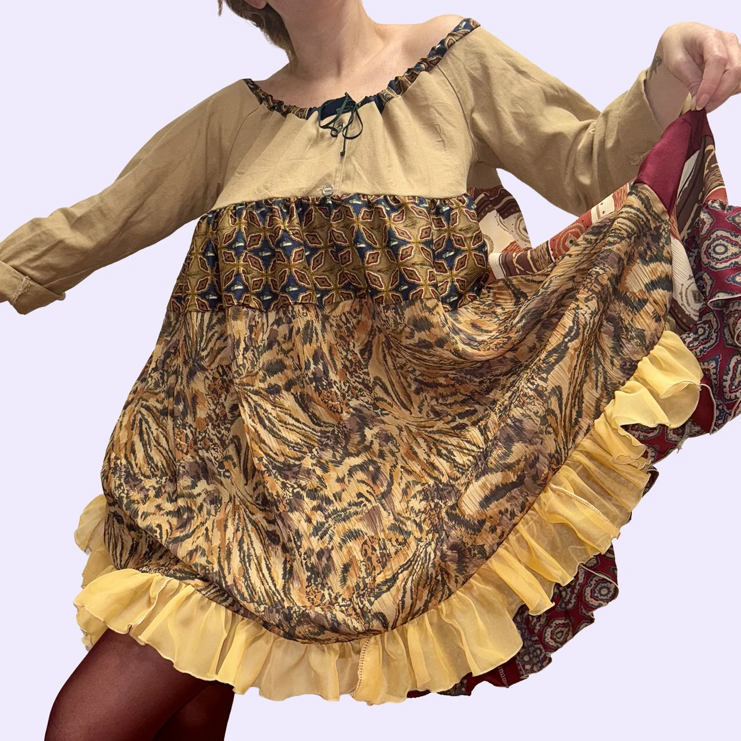 grande robe patchwork