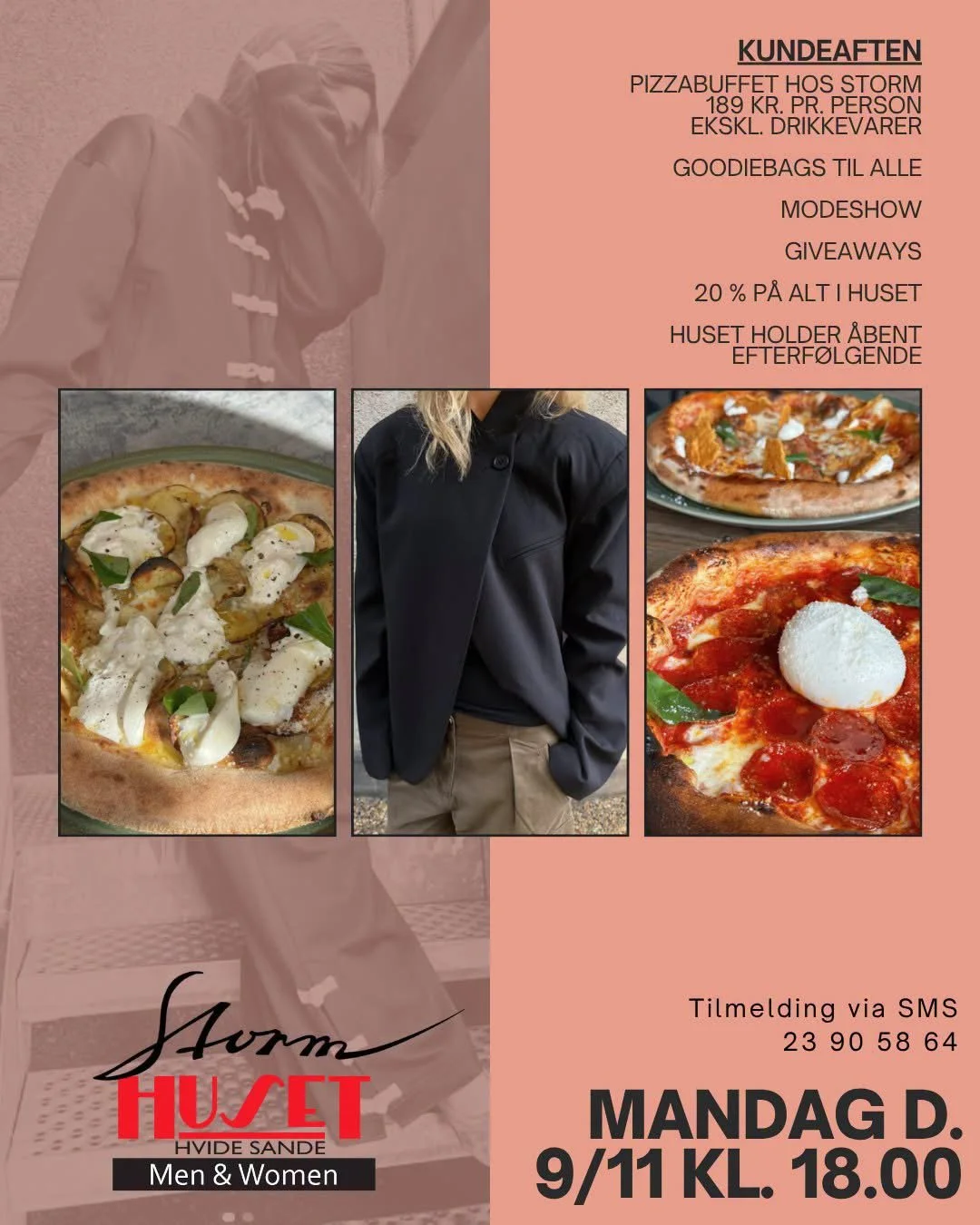 Modeshow & Pizzabuffet