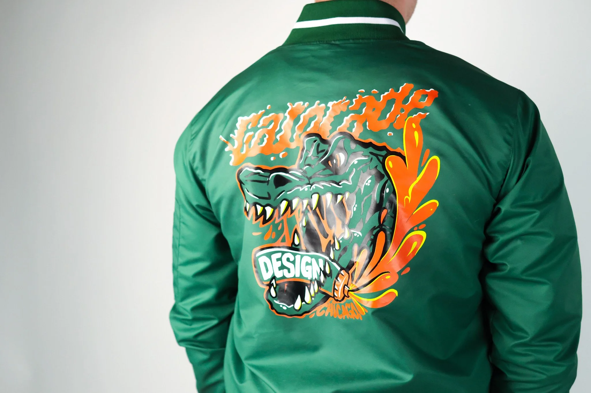 Can we bring your custom vision to life? Say less. 🐊

We&rsquo;re obsessed with how the custom printing turned out on this piece.
