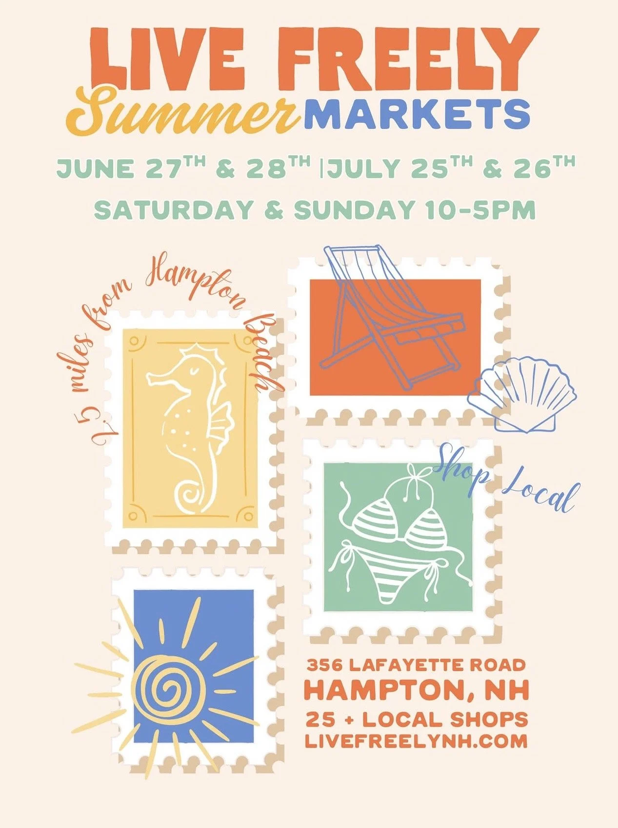 Live Freely Summer Market (second of 2 weekends) 