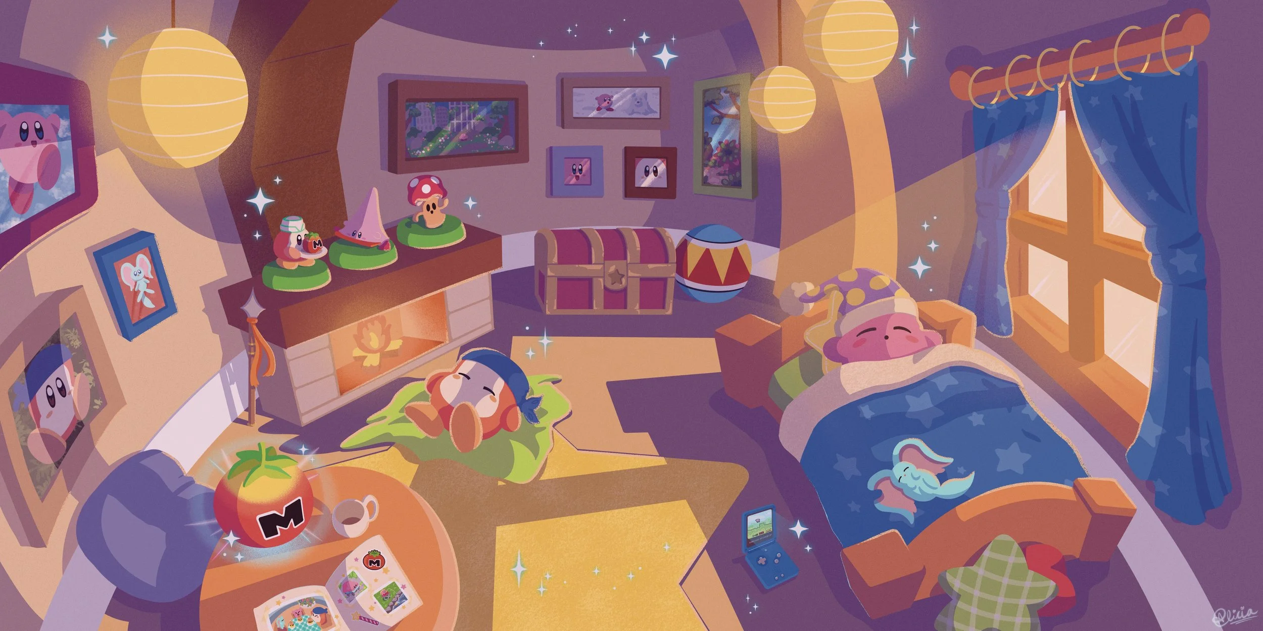 Kirby and the Forgotten Land Bedroom