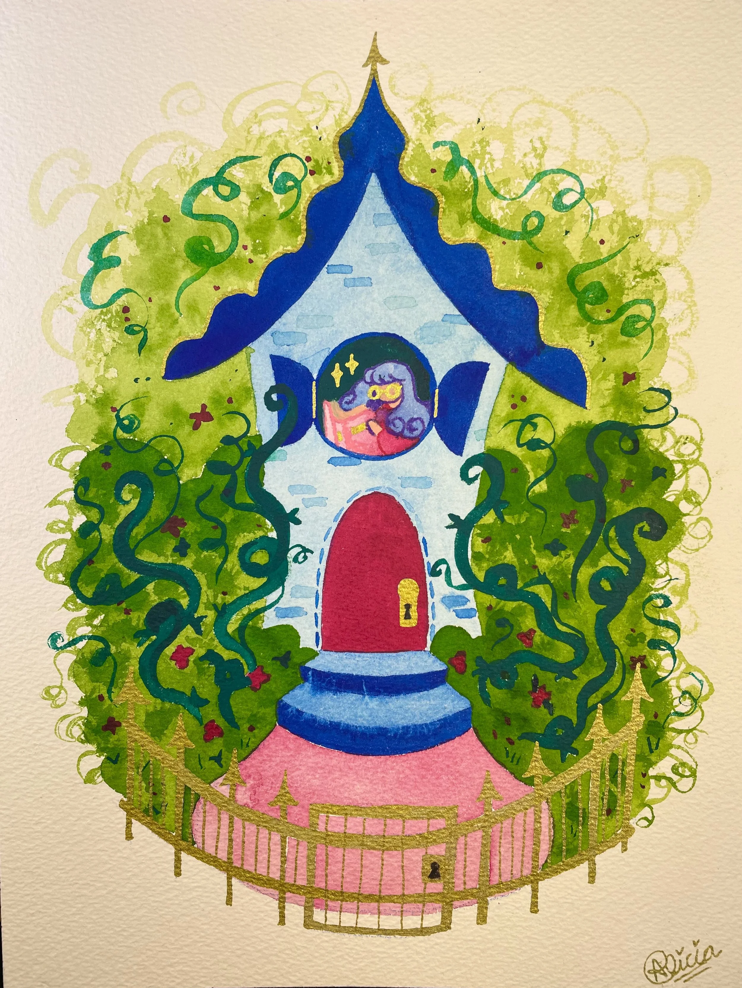 Garden Editorial Illustration