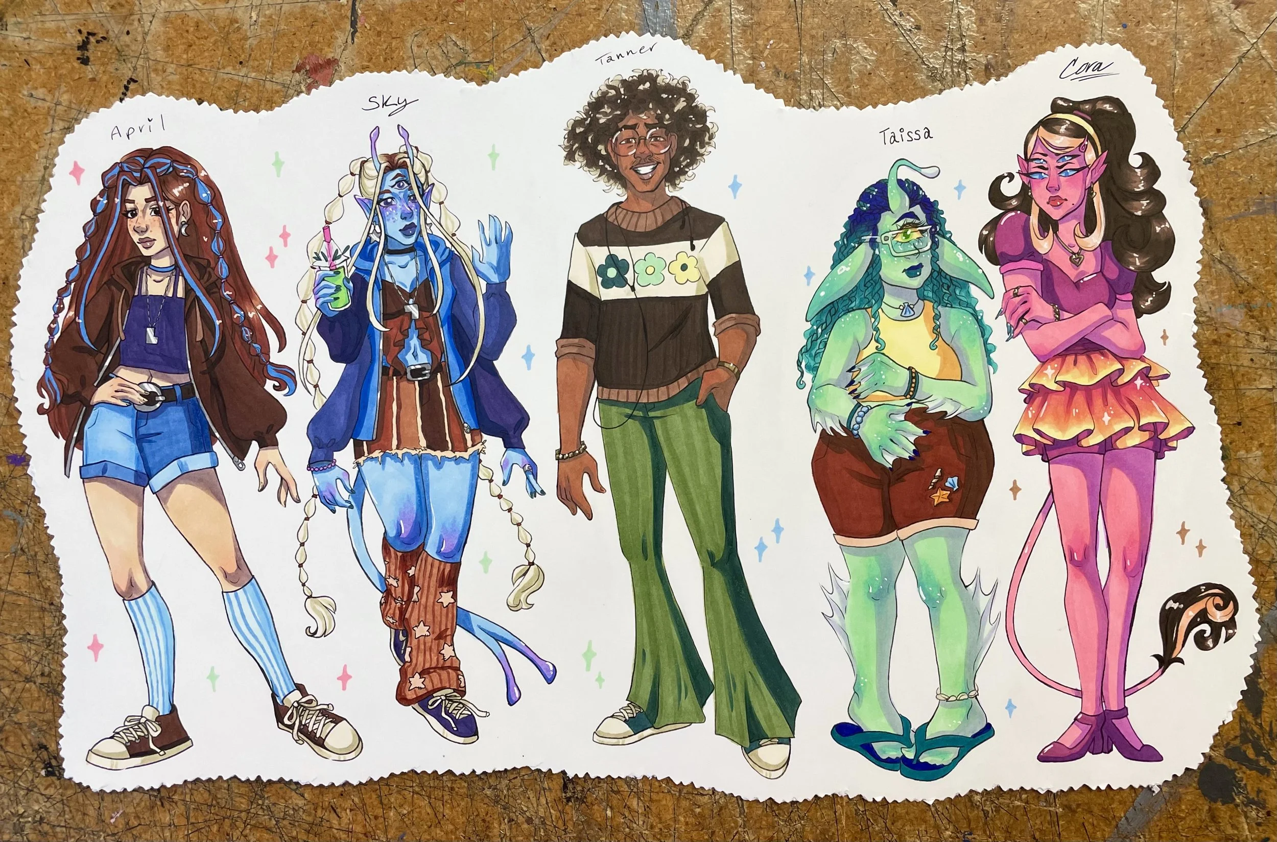 Alien Comic Character Design