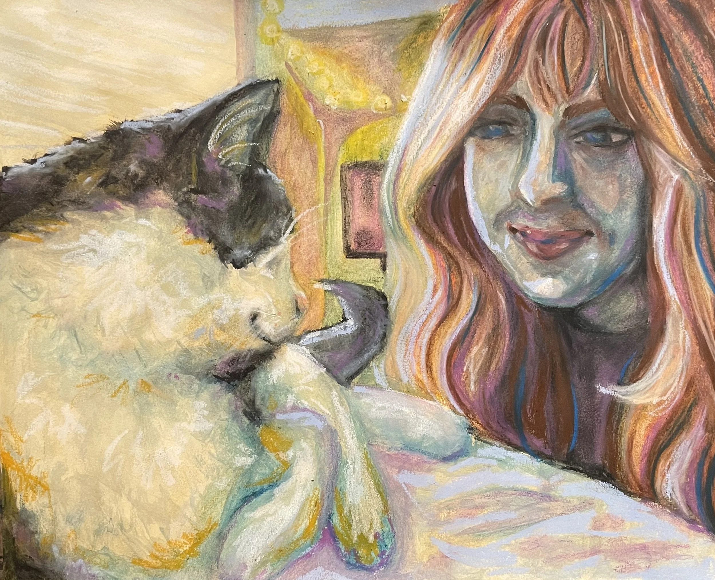 Self-Portrait with Pixie 3/3