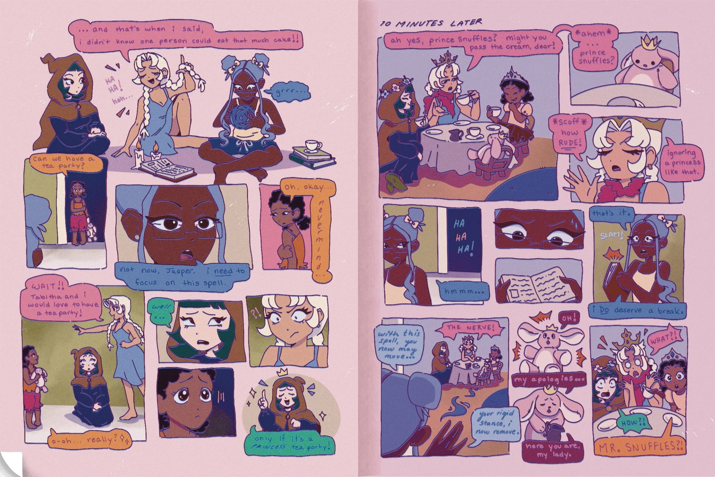 Peach Riot Pastiche Comic