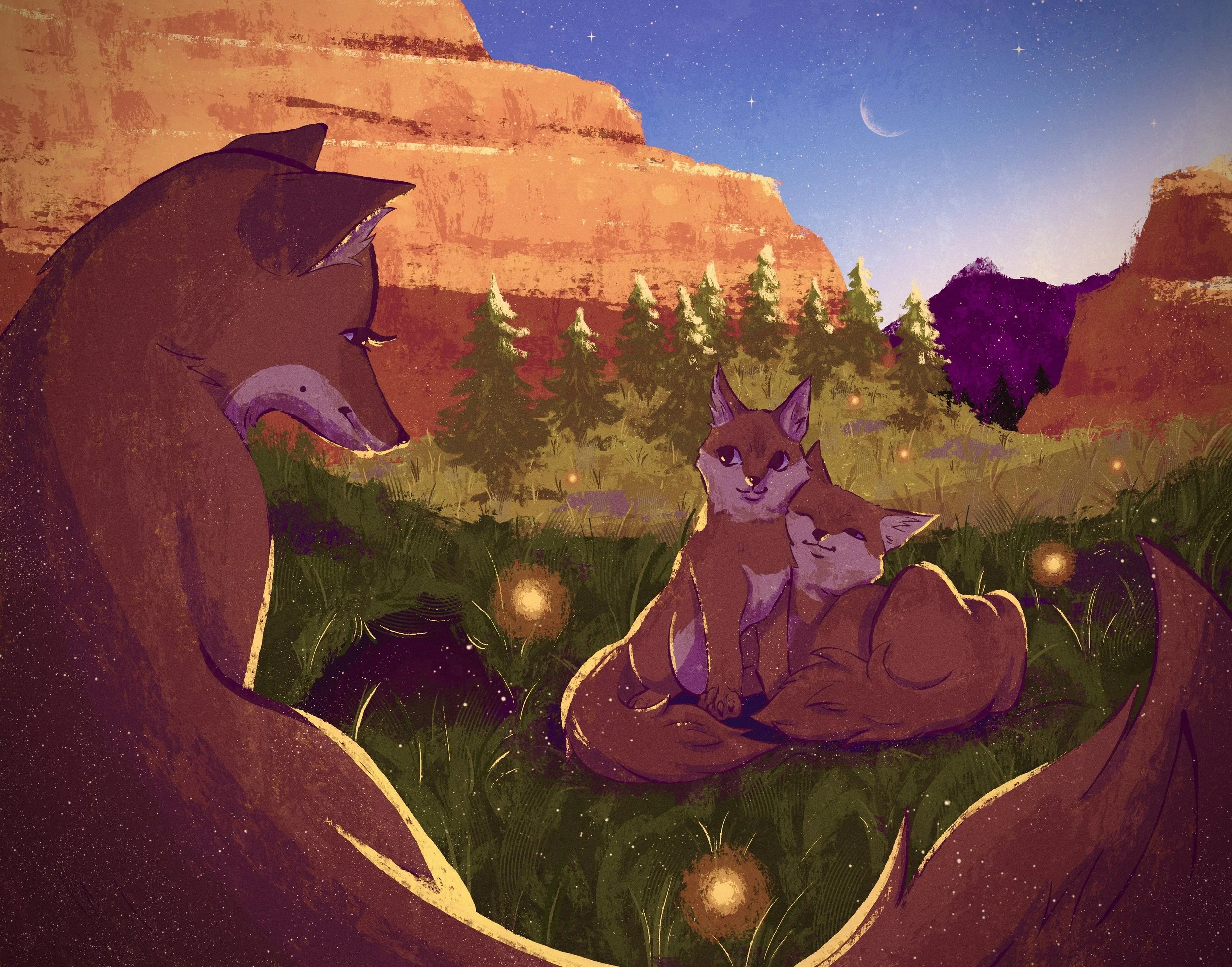 Swift Fox Family