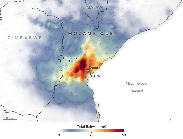 Documentary-derived rainfall chronologies for Mozambique and Angola, 1550-1830