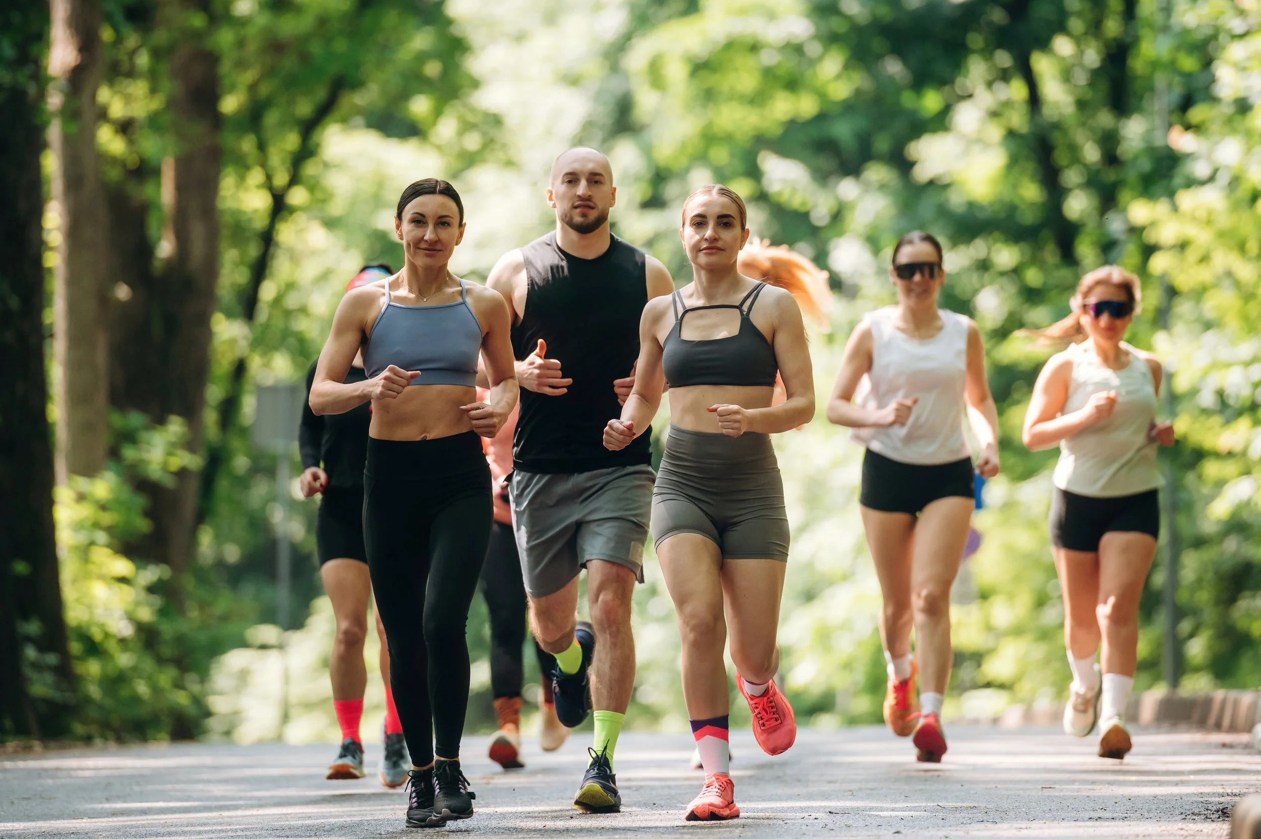 training and jogging grouo if runners - hormone optimization