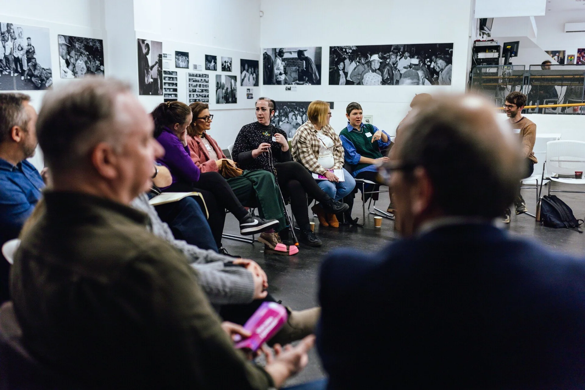 Economic Justice Brum - A group meeting in a circle