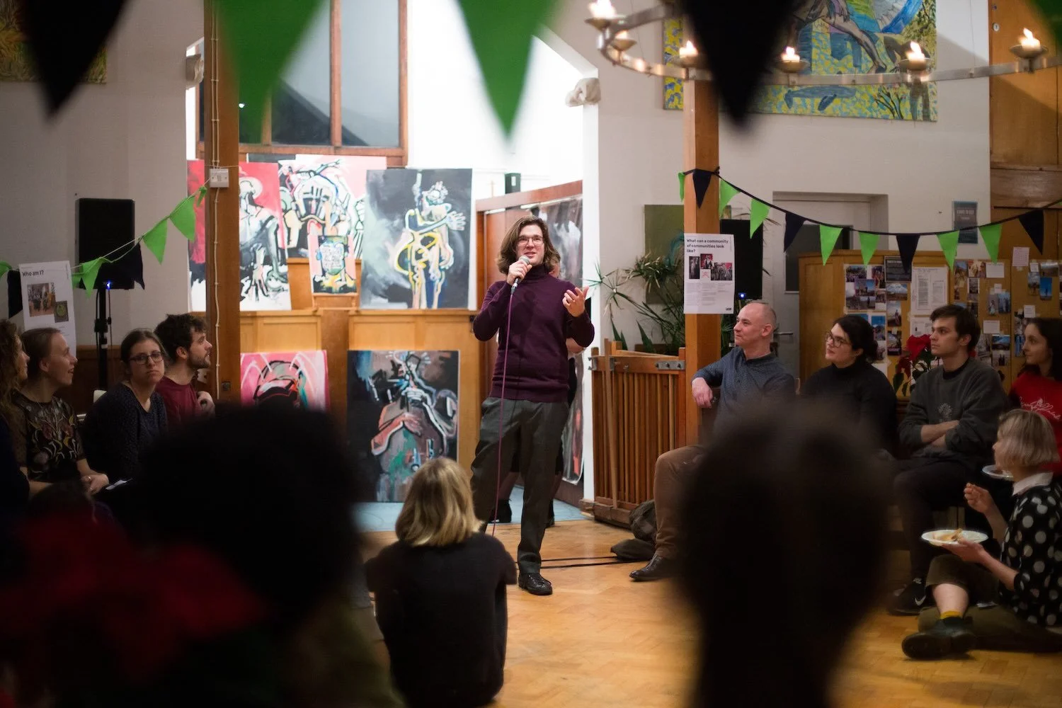 Huddle showcase - Huddle participant gives a talk