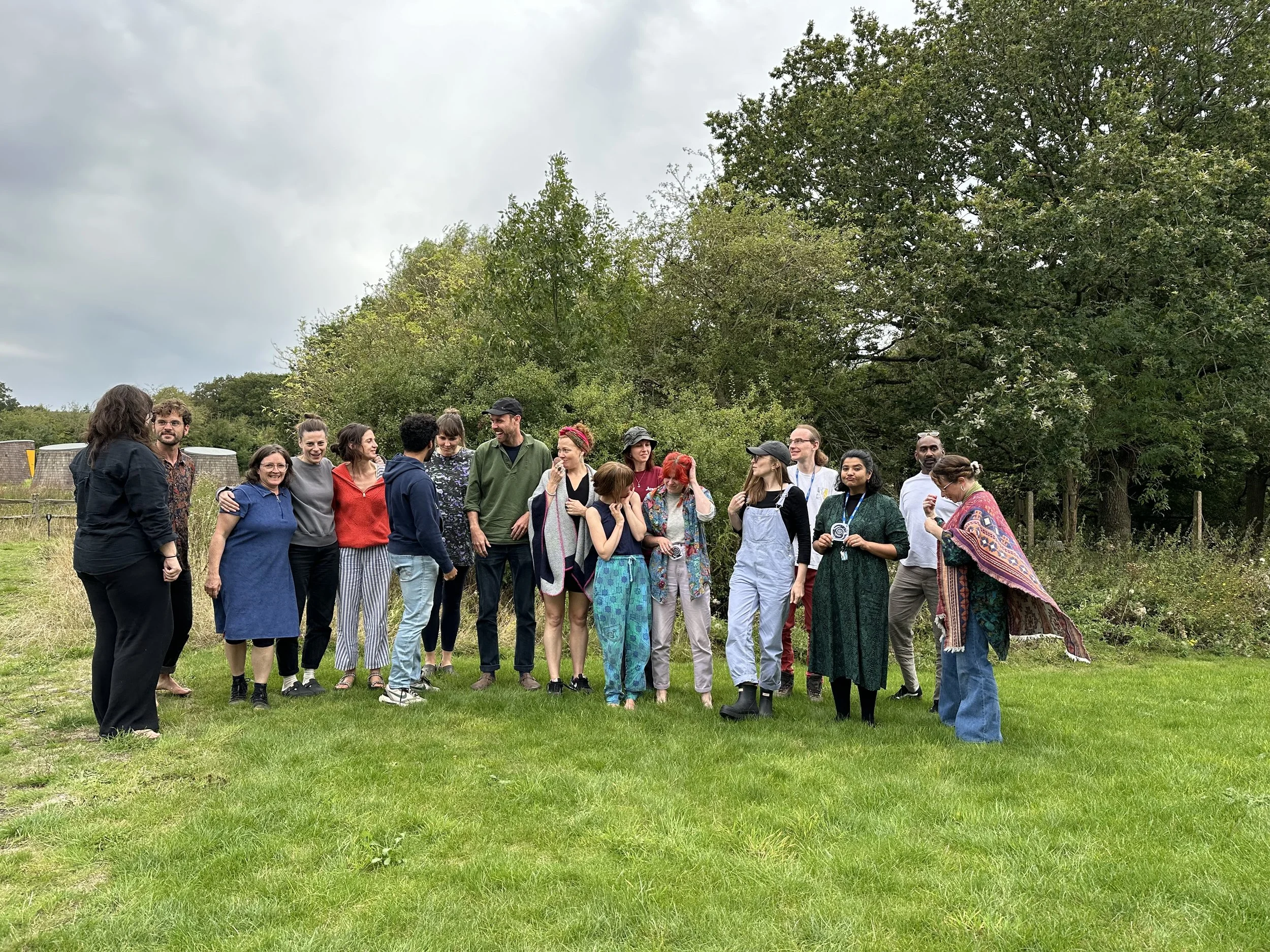 Huddle-up 2024 - Huddlecraft Collective group photo but not ready