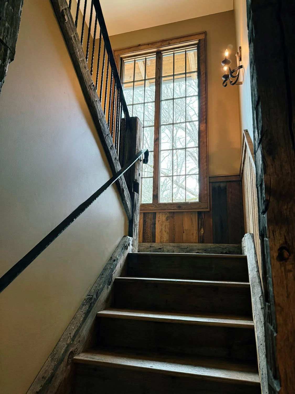 Staircase of Home Build - Mountain Ridge Custom Builders