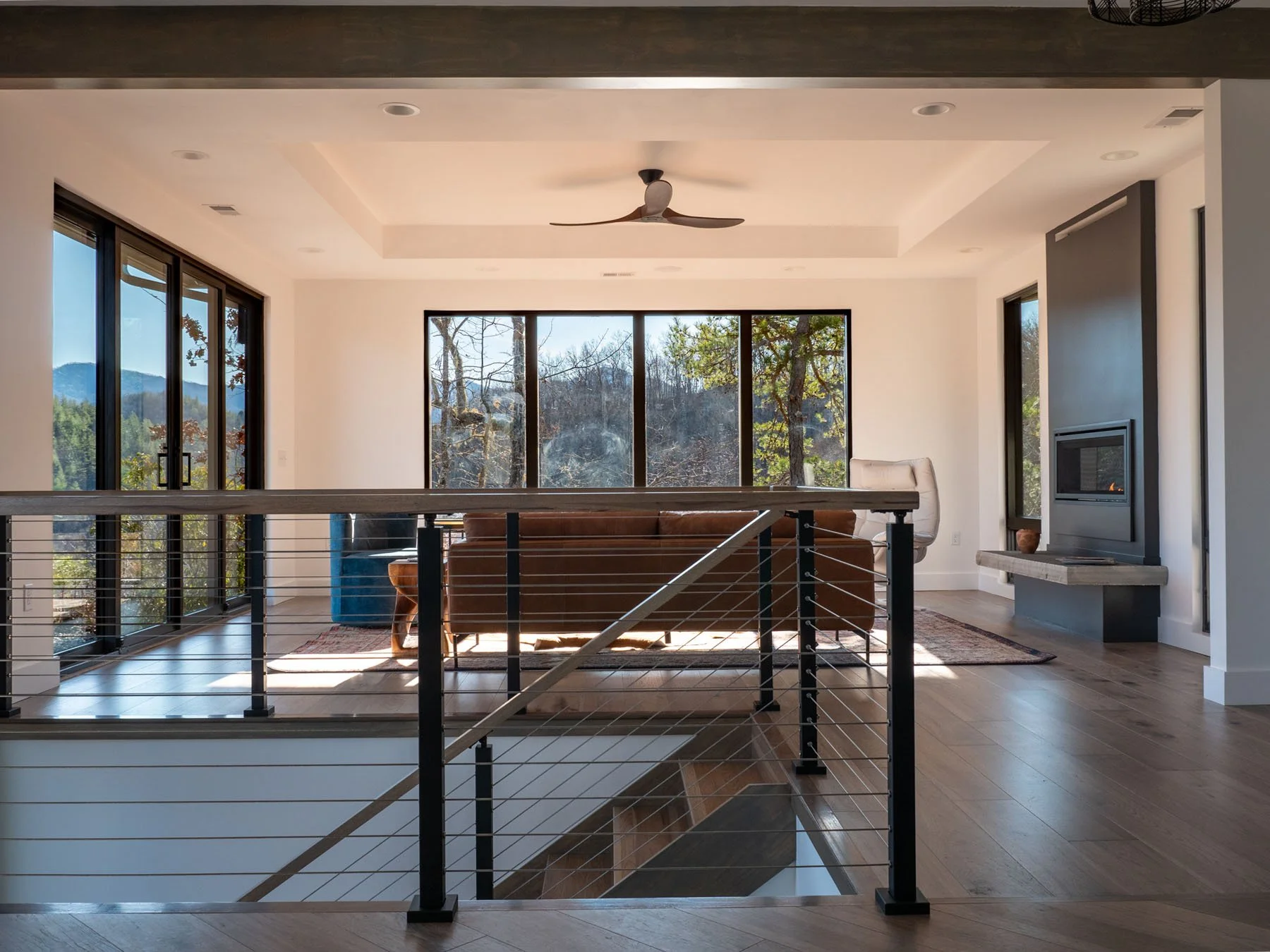 Living Room Windows - Mountain Ridge Custom Builders