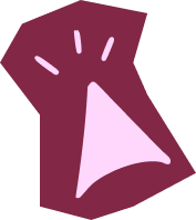 Une illustration d'une flèche de couleur violette