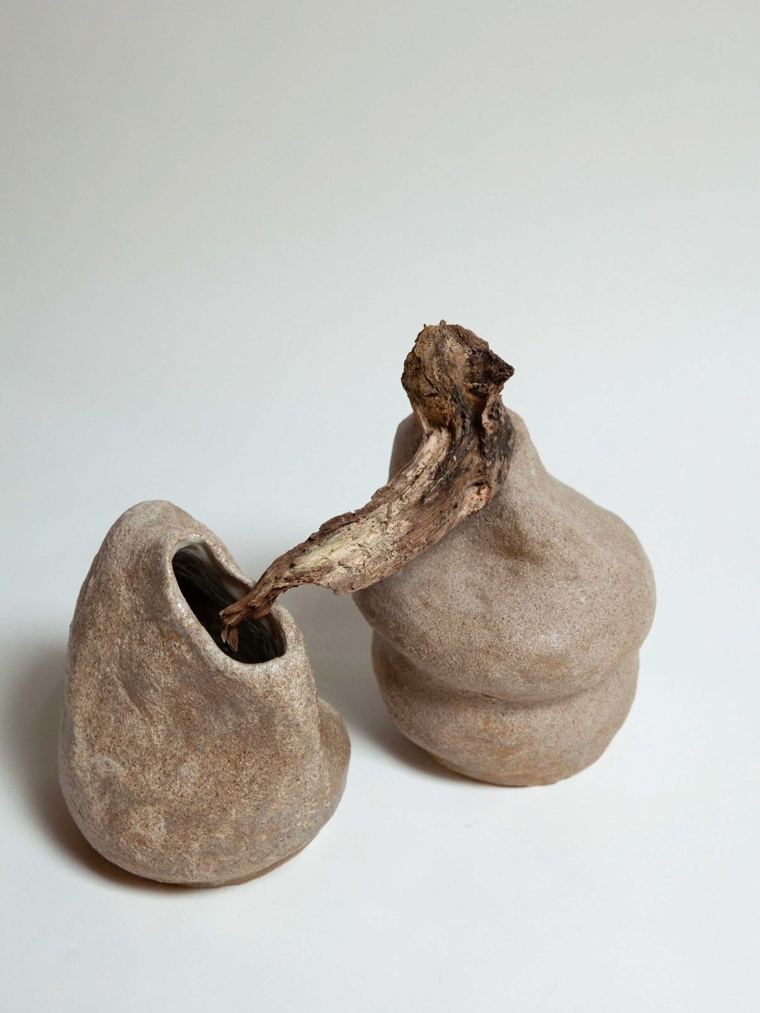 Ceramic objects from ceramic artist Rowbe