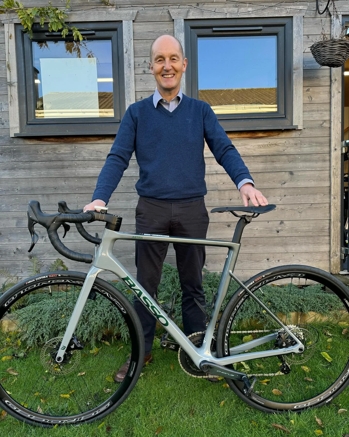 One #veryhappy customer picking up the @bassobikes Astra