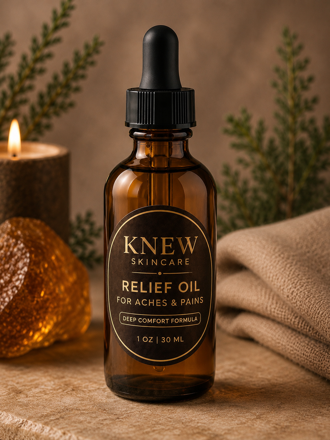 Knew Skincare Relief Oil Deep Comfort Formula