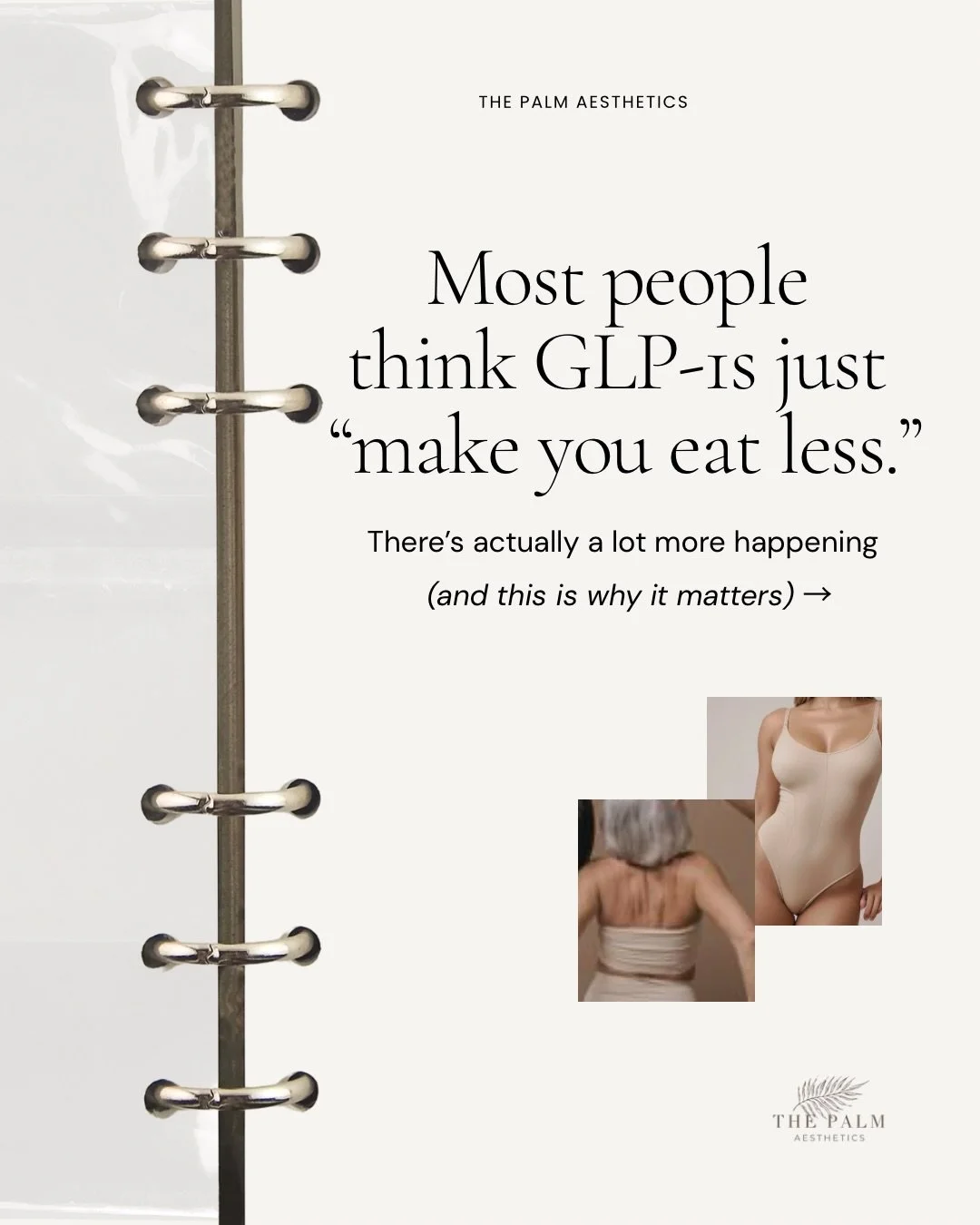 Weight loss feels different when your body stops fighting you at every meal.

GLP-1s do more than help you eat less. They work with systems involved in hunger cues, digestion, blood sugar and the mental chatter around food.

For some people, that can