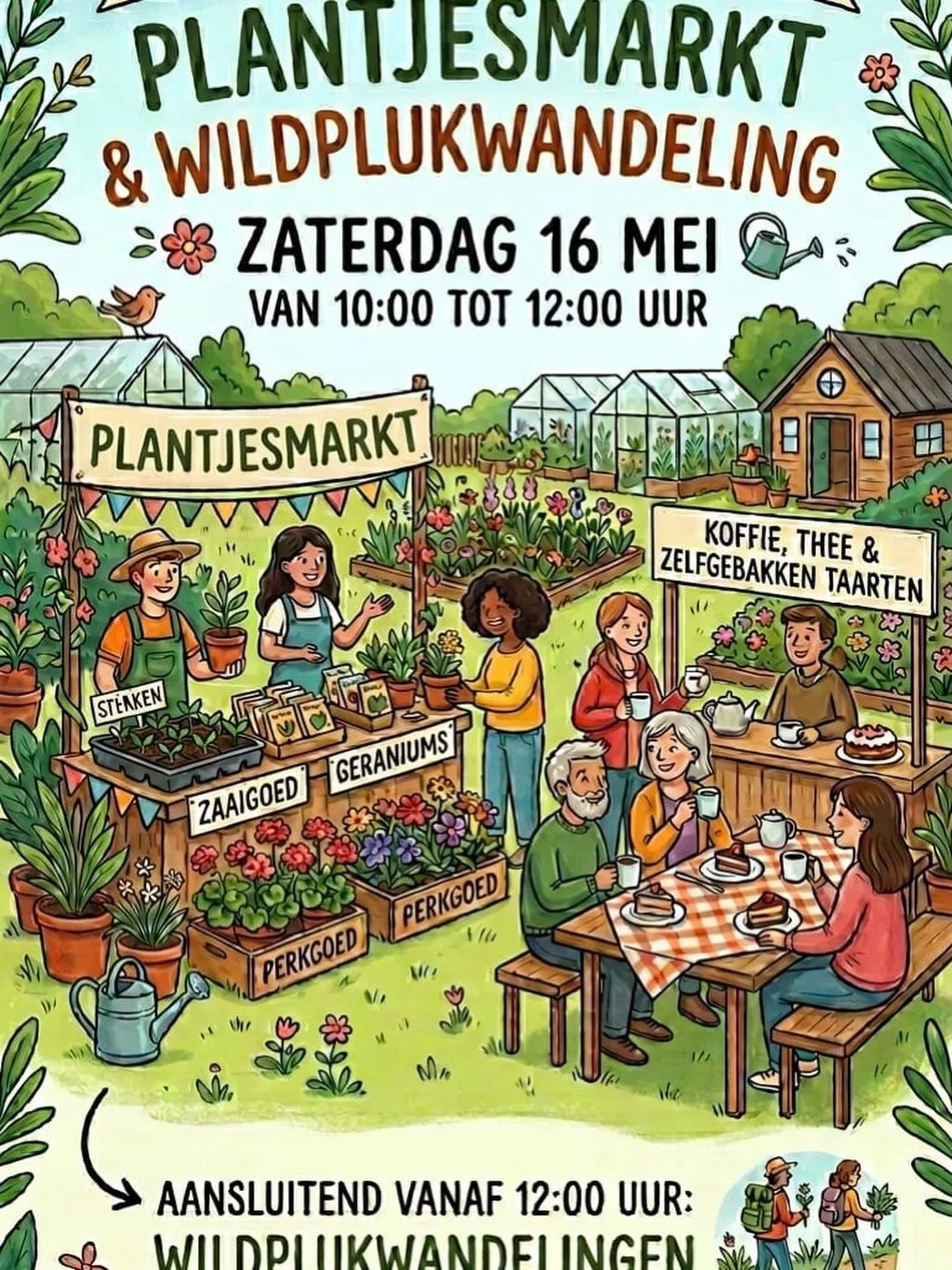 Zaterdag vanaf 12.00 Wildplukwandeling in Goudse hout. Kom je ook?