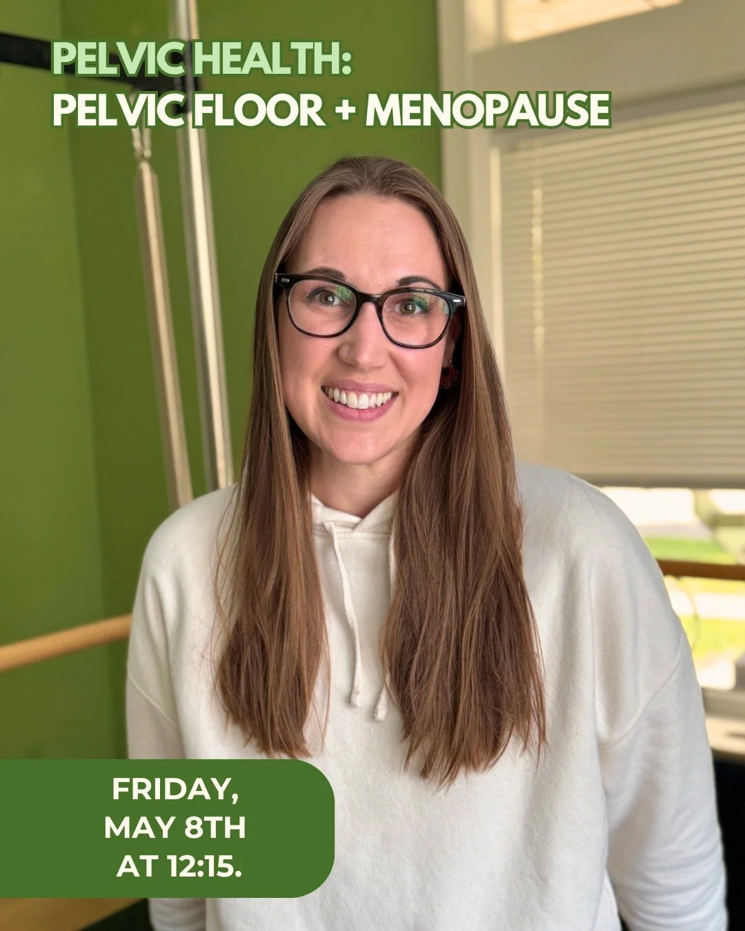 Happening tomorrow 💚

Join Abbey, Doctor of Physical Therapy, for a supportive and informative workshop on navigating pelvic health during menopause.

In Studio: 🔗 https://momence.com/l/Mjh28mG4
Online: 🔗 https://momence.com/l/OehAkLPX

#BalancedP