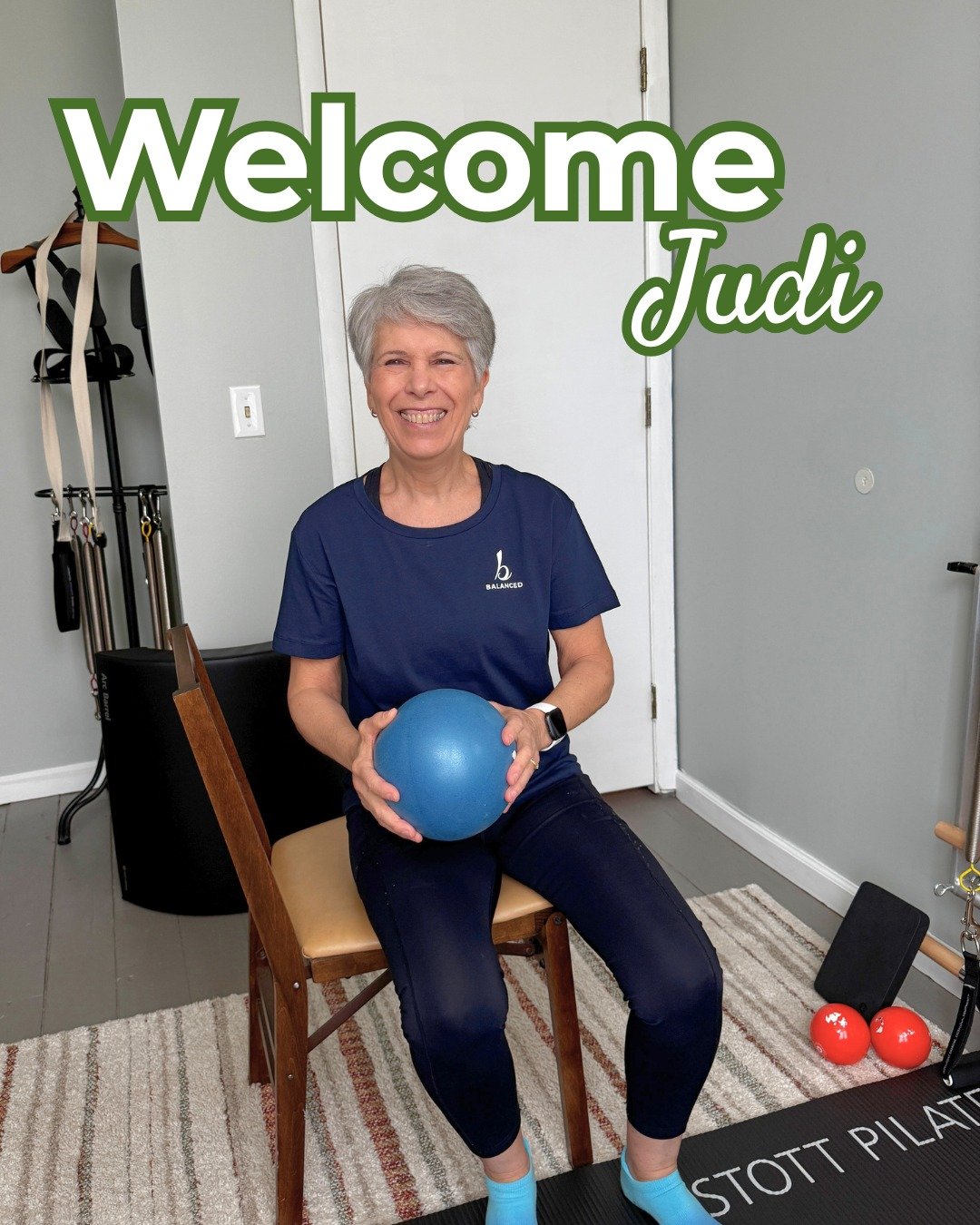 Please join us in welcoming Judi to the Balanced team 💚

We are thrilled to introduce a veteran of clinical movement to the studio: Judi Powers! Starting May 25, Judi will be leading our Chair Pilates classes on Tuesdays and Thursdays at 2:30 PM&mda