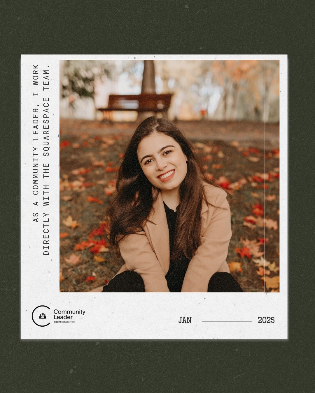 I'm excited to share that I'm now a Squarespace Circle Community Leader! As a Community Leader, I work directly with the Squarespace team to help shape the future of Circle and share feedback on Squarespace's products. I'm looking forward to this spe