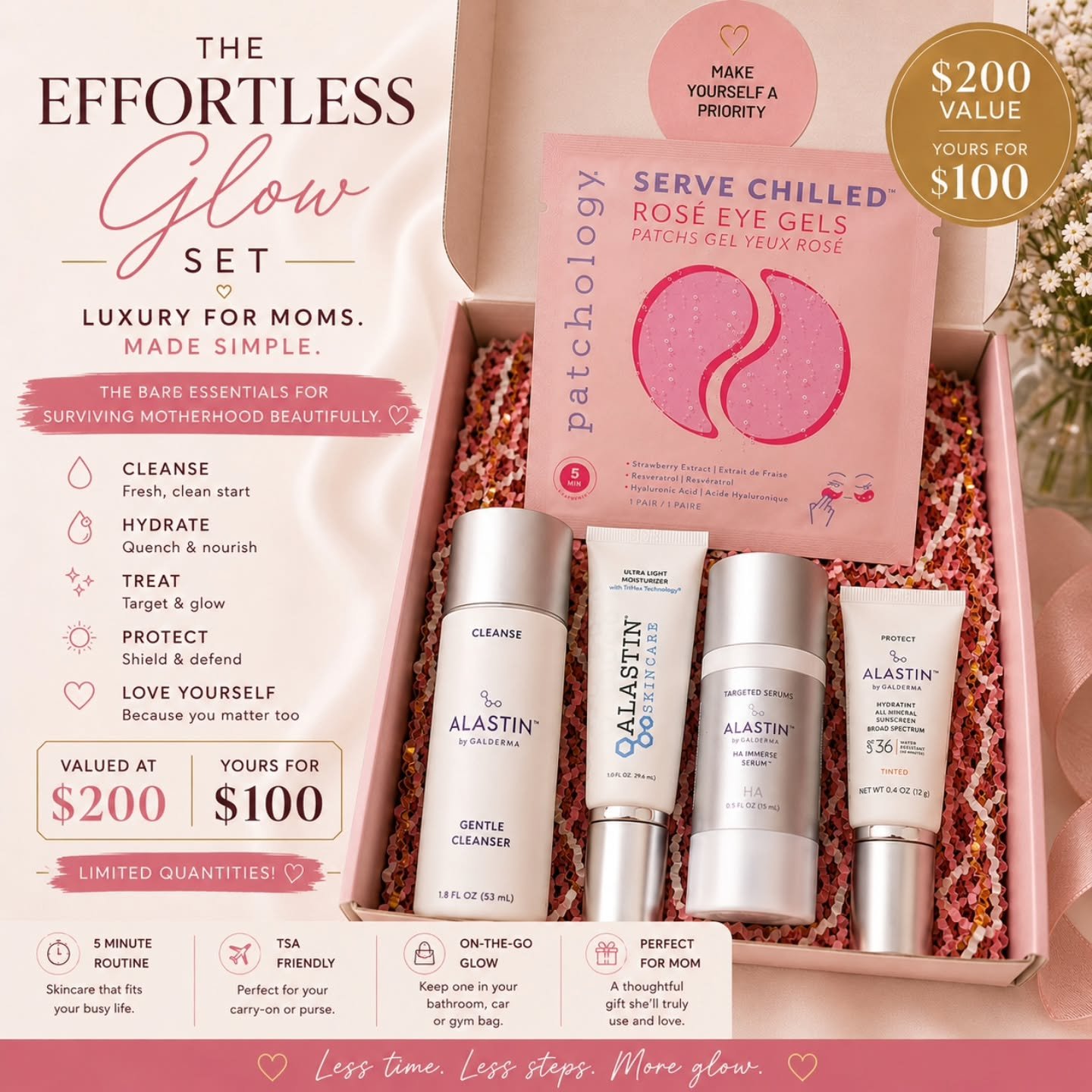 Mother's Day Gift Idea 🎁 💕 

50% off a Deluxe Alastin Travel Set!

Limited Quantity, Don't Miss Out!

Check your email for additional Skin Social Studio specials valid until May 9