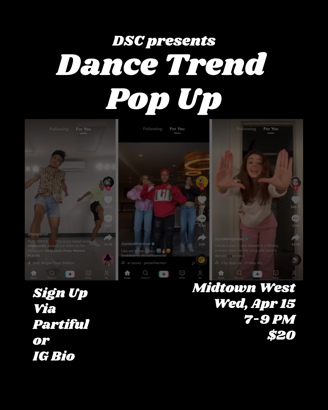 Dance Trend Pop Up - 4.15.26 @ 7pm
