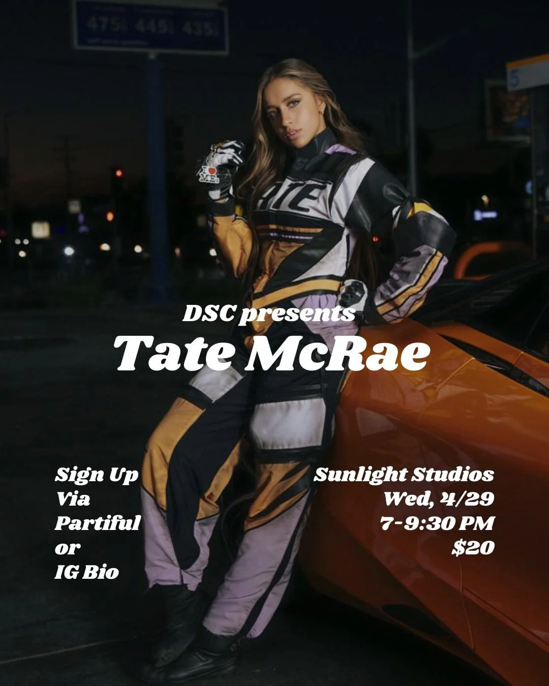 Tate McRae - 4.29.26 @ 7-9:30pm