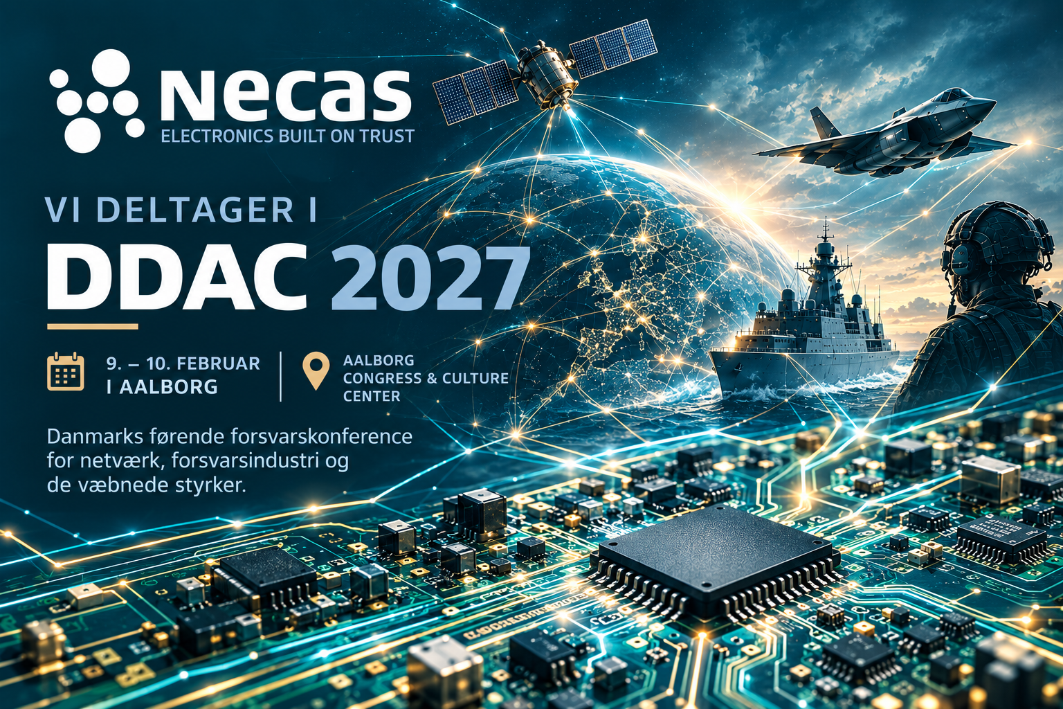 Necas på DDAC 2027 | EMS til Kritisk Infrastruktur