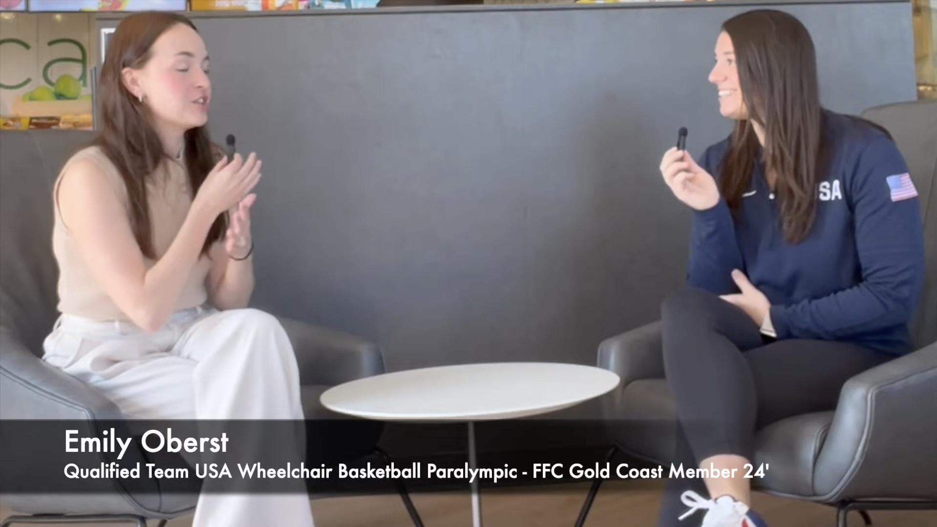 Emily Oberst - 2024 U.S.A Paralympic Women’s Wheelchair Basketball Team and FFC Member