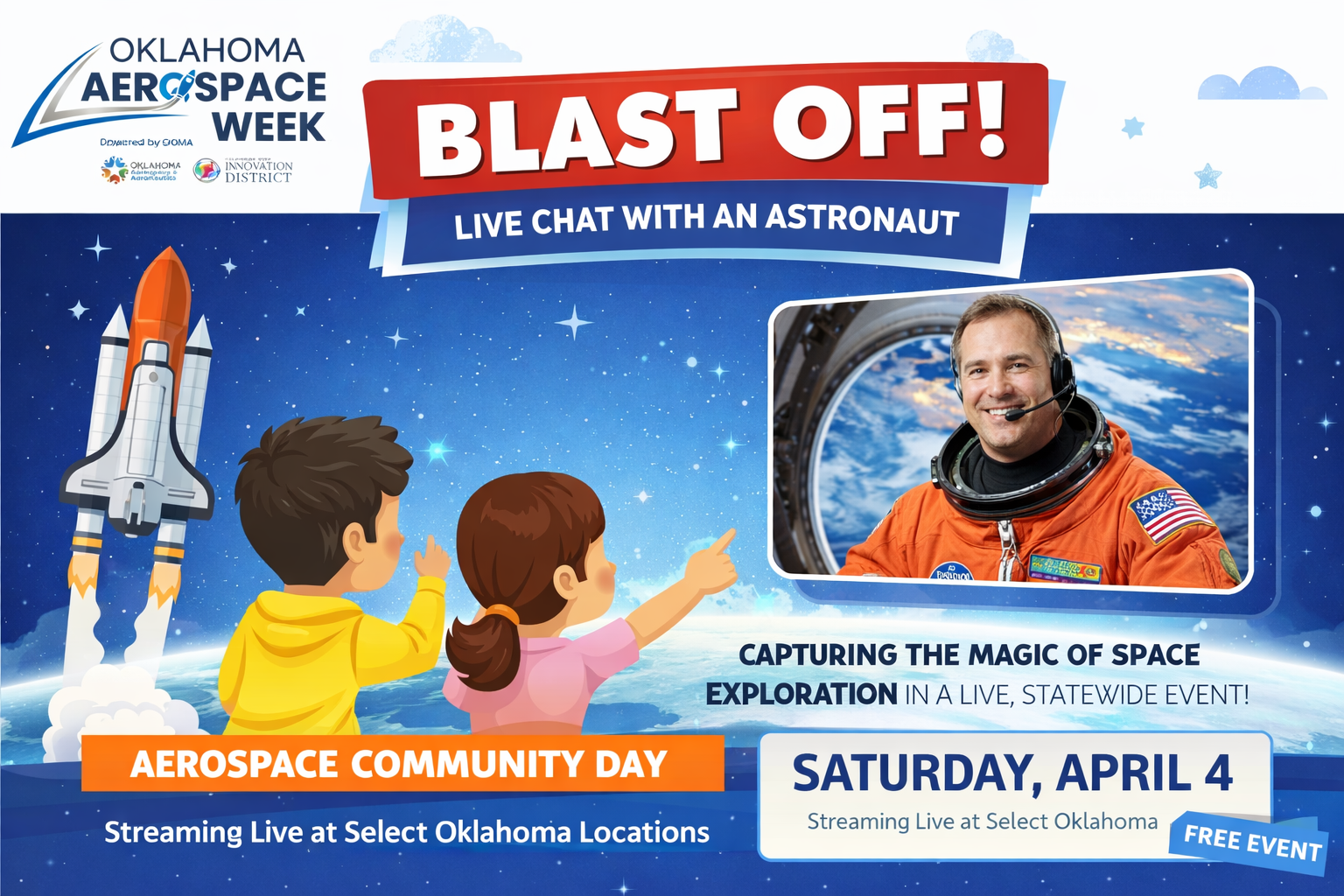 Blast OFF! A Live Chat with an astronaut