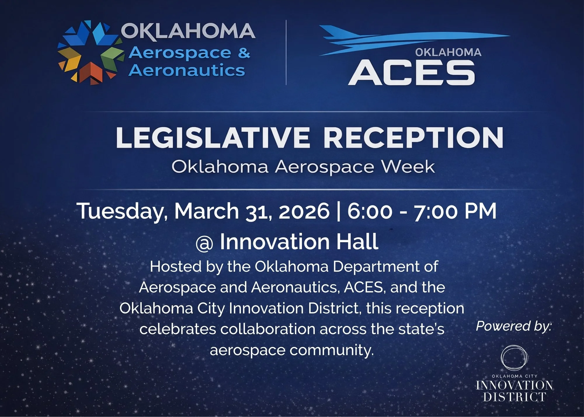 ODAA / ACES / OKCID Aerospace Legislative Reception (Private Event)