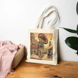 Vintage Geisha Illustration