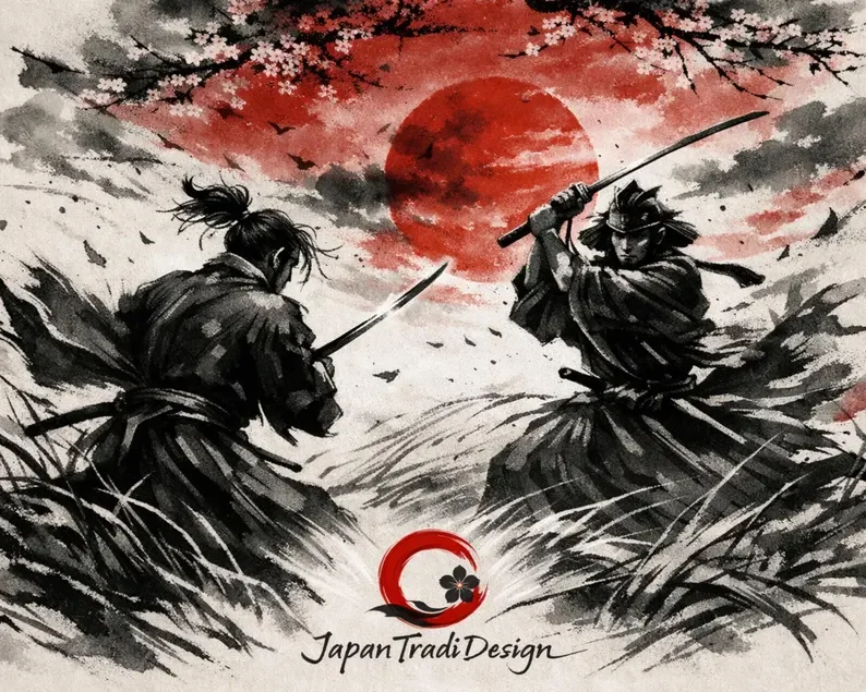 Samurai Dwell Wallart