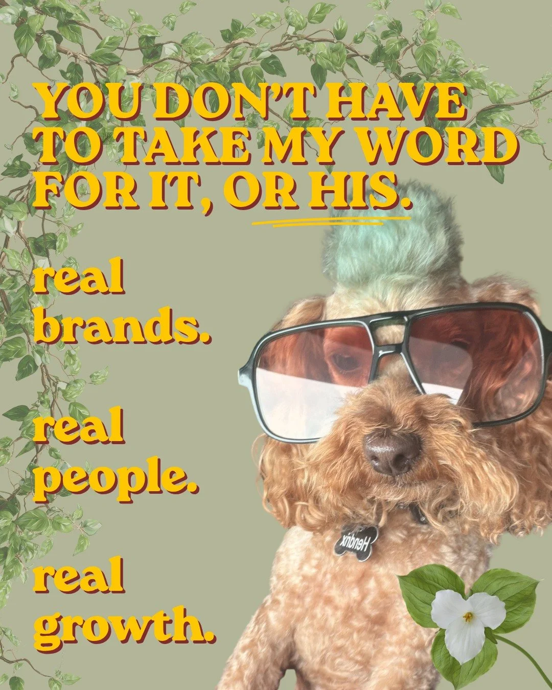 Hendrix said you don&rsquo;t have to take my word for it. So I made a page that proves it. 

I&rsquo;ve spent 15+ years working across brands, businesses, publications, campaigns, websites, marketing teams and a whole lot of ideas scribbled down befo